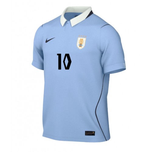 Uruguay Giorgian de Arrascaeta #10 Replika Hemmatröja VM 2026 Kortärmad